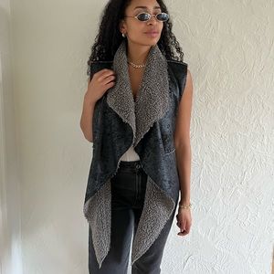 black cardigan